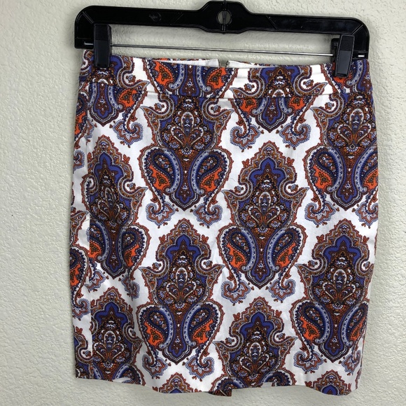 J.Crew Dresses & Skirts - J.Crew Paisley Skirt Size 0